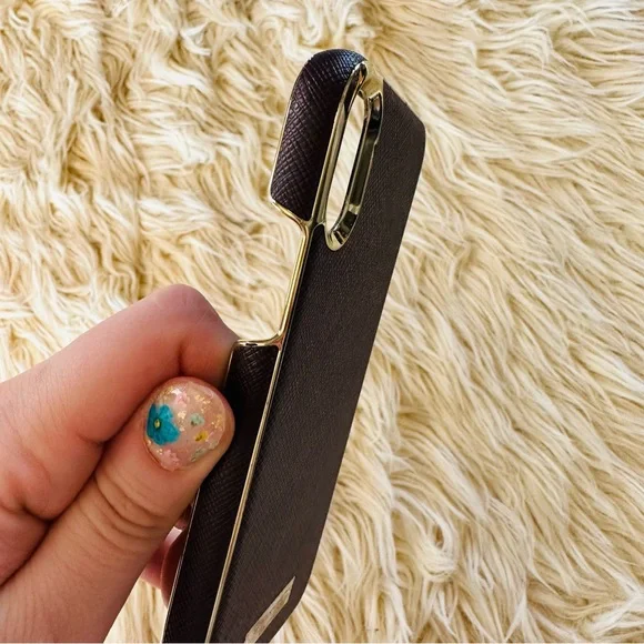 Kate Spade maroon gold iPhone X hard case - Picture 3 of 8